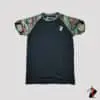 Black And Camo Raglan Tee