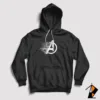 Avengers Logo Pullover Black Hoodie