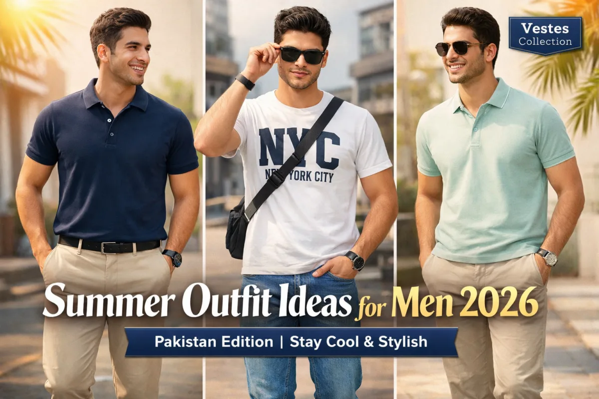 summer outfit ideas for men in Pakistan 2026