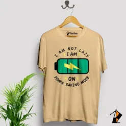 I Am Not Lazy T-Shirt in Pakistan Peach Vestes