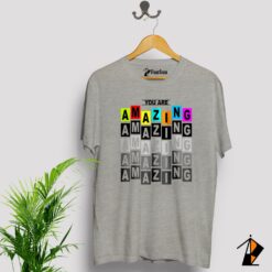 you are amazing t-shirt in Pakistan grey Vestes
