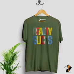 Reality Sucks T-Shirt in Pakistan Olive Green Vestes