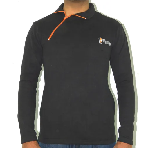 Side Mock Neck Half Zipper - Image 2