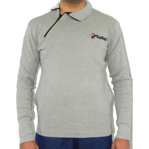 Side Mock Neck Half Zipper - Image 4