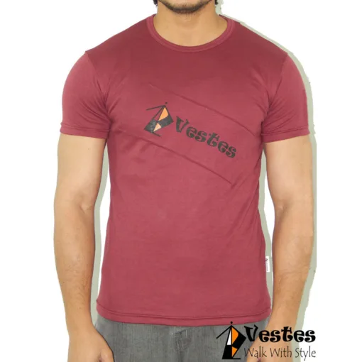 Front Stitch Round Neck Tee - Image 3