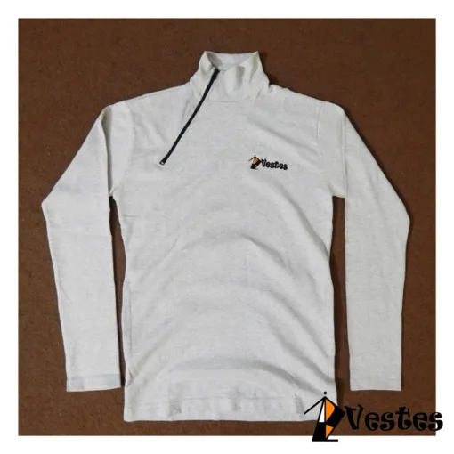 Side Mock Neck Half Zipper - Image 6