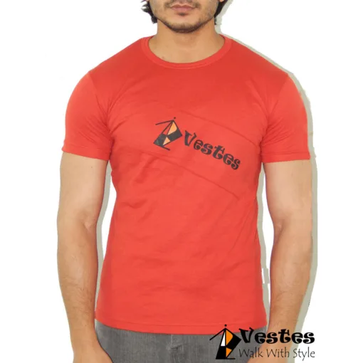 Front Stitch Round Neck Tee - Image 4