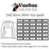 Vestes Men Full Sleeve Shirt Size Guide