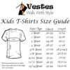 Vestes Kids T Shirt Size Guide