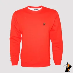 Red Basic Fleece Sweatshirt