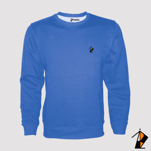 Royal Blue Basic Fleece Sweatshirt