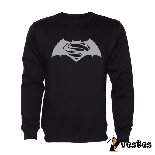 Batman-Superman Logo Sweatshirt