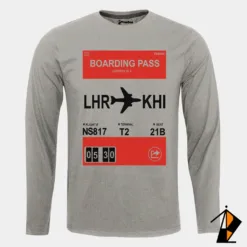 Boarding Pass Full Sleeve