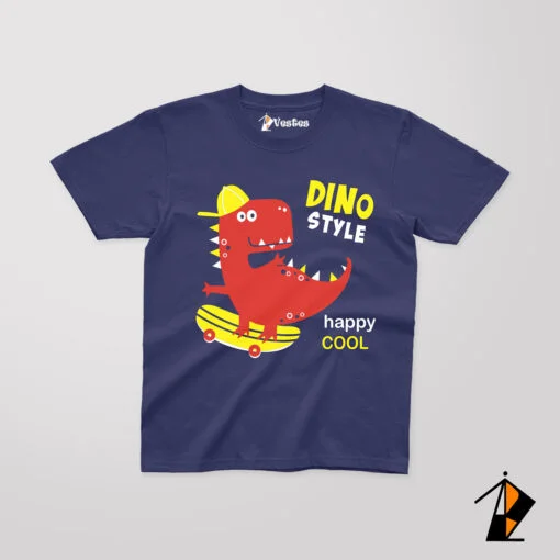 Dino Style Kids T Shirt