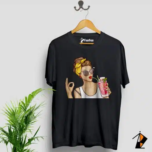 Drinking Girl Tee