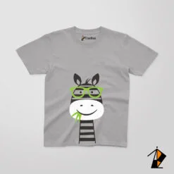 Happy Zebra Kids T Shirt