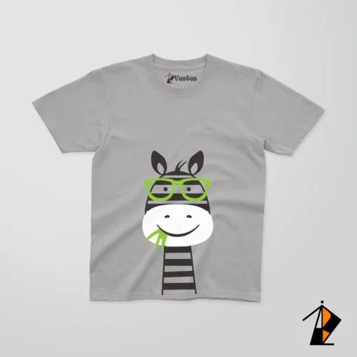 Happy Zebra Kids T Shirt