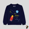 In Space I Am Taller Kids Sweatshirt