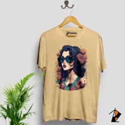 Pinup Girl With Glasses Tee