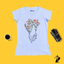 Rose Hands Ladies Tee