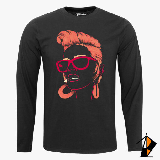 Smoking Girl Full Sleeve