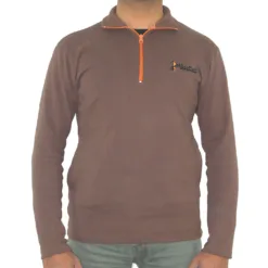 Front Mock Neck Half Zipper