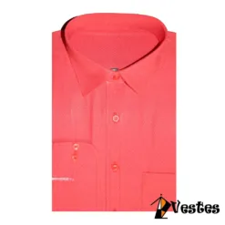 Red Dotted Dress Shirt