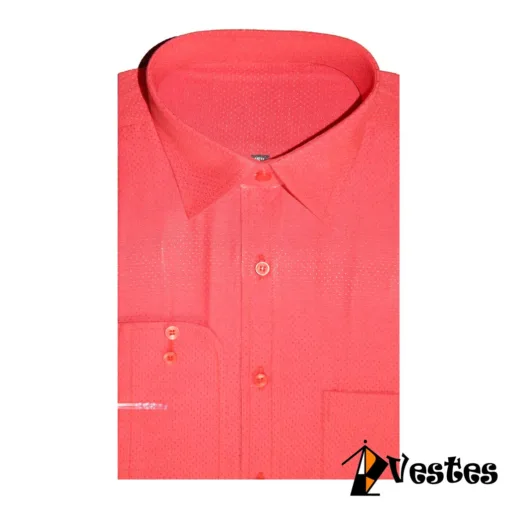 Red Dotted Dress Shirt