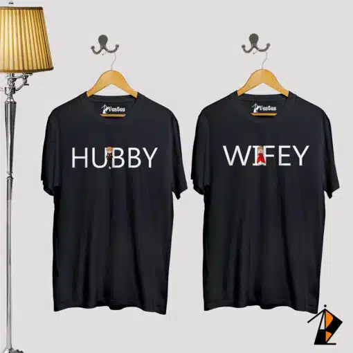 Hubby/Wifey T Shirts For Couple